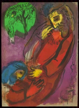 David y Absalón contemporáneo Marc Chagall Pinturas al óleo